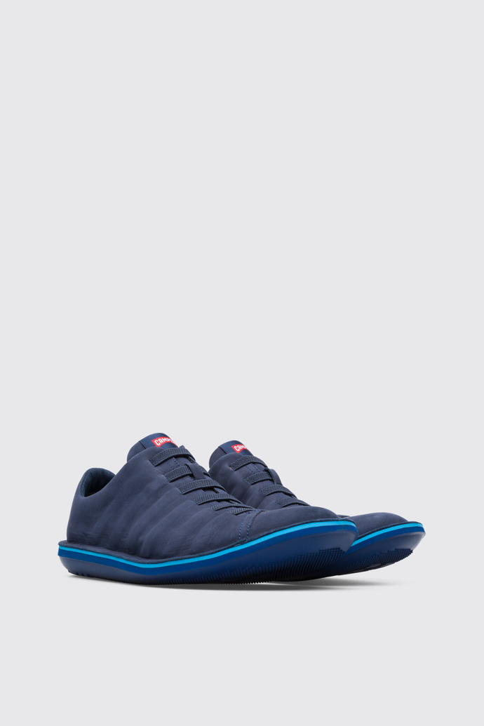 Front view of Beetle Navy lightweight shoe for men
