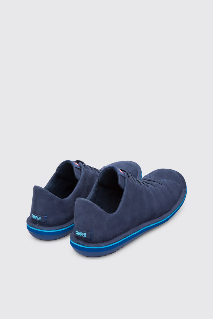 Back view of Beetle Navy lightweight shoe for men