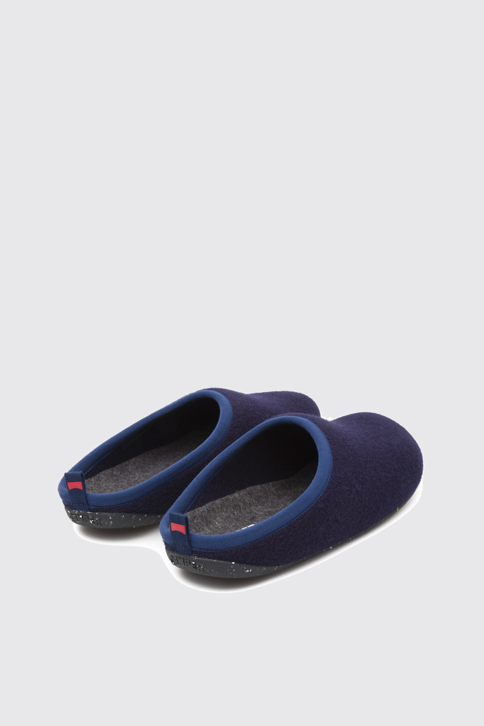 Back view of Wabi Blue Slippers for Men