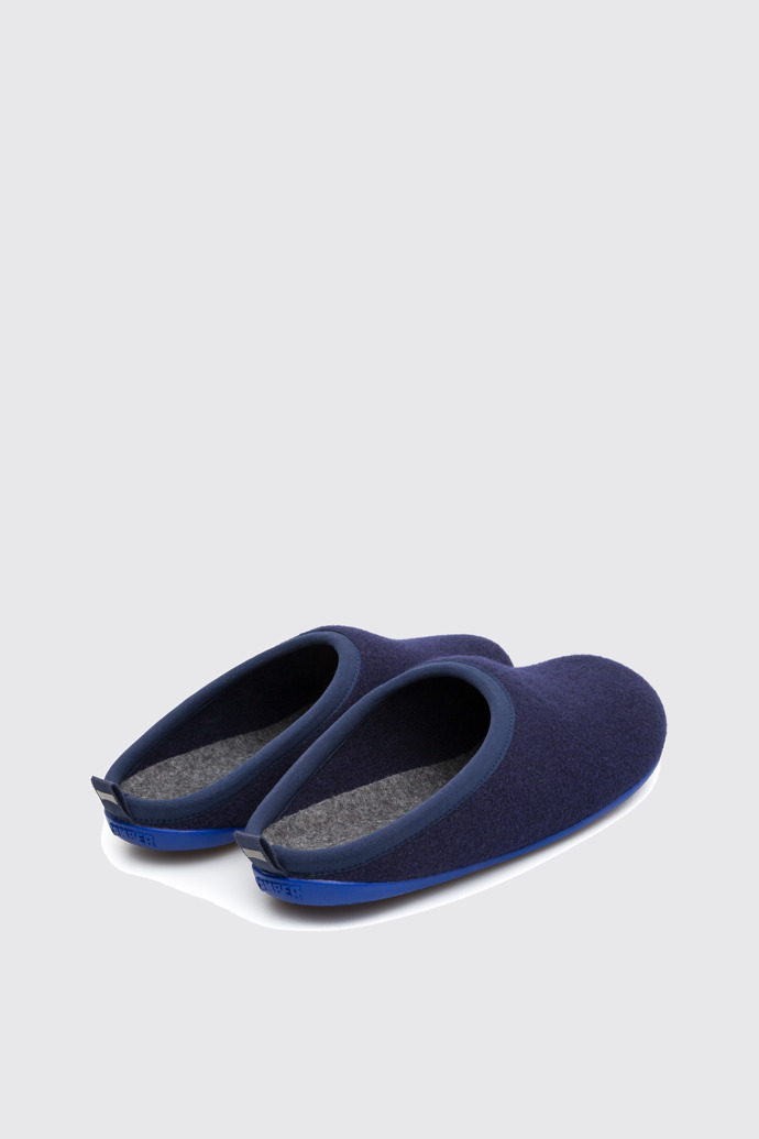 Back view of Wabi Blue Slippers for Men