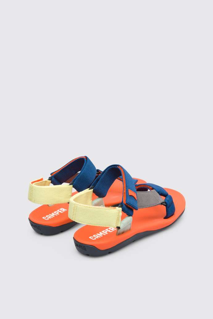 Back view of Match Multicolor Sandals for Men