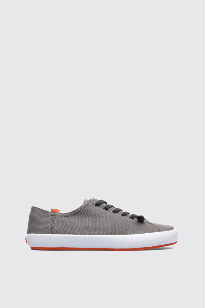 Side view of Peu Rambla Grey Sneakers for Men