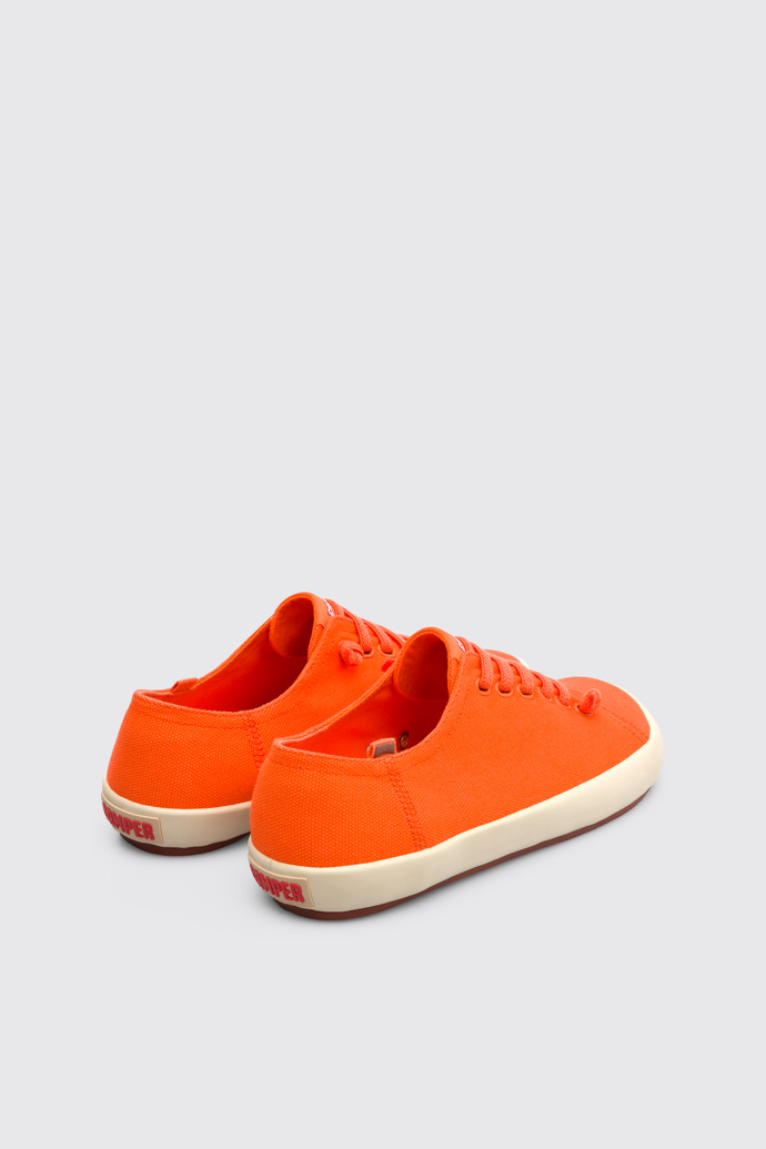 Back view of Peu Rambla Orange Sneakers for Men