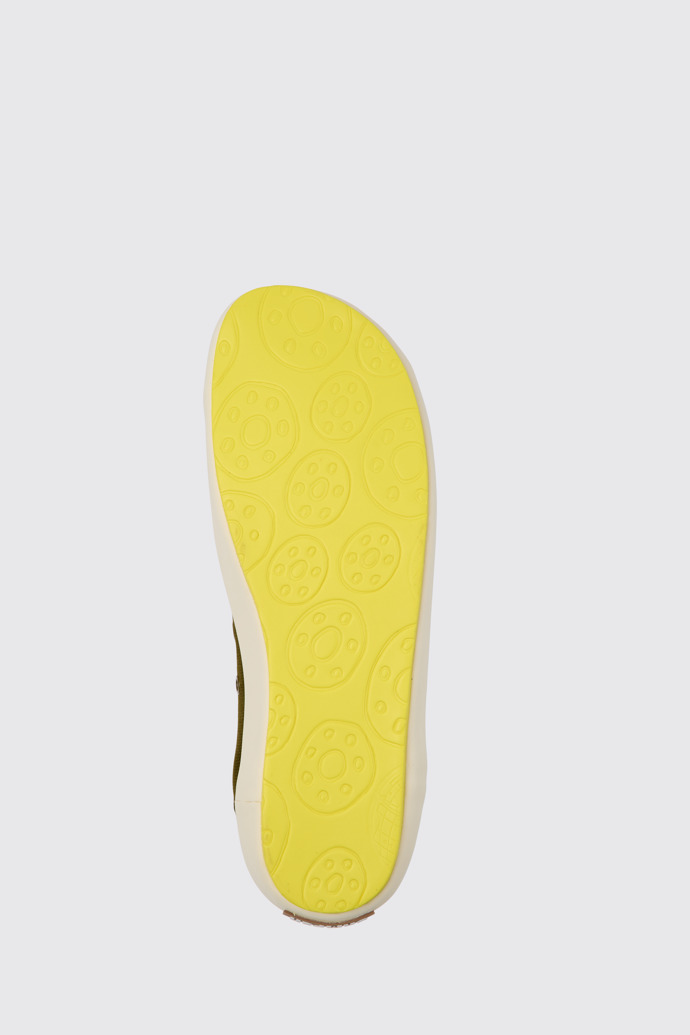 The sole of Peu Rambla Green recycled cotton sneakers for men