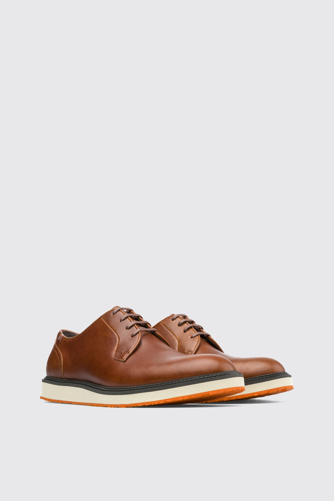 Front view of Magnus Brown Formal Shoes for Men