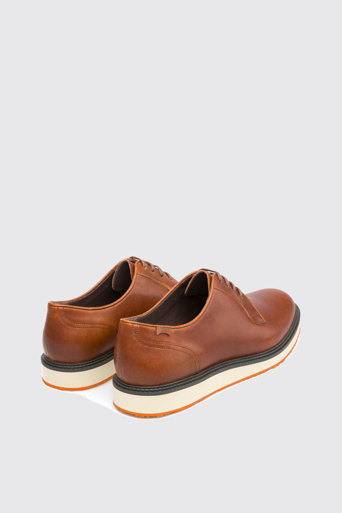 Back view of Magnus Brown Formal Shoes for Men