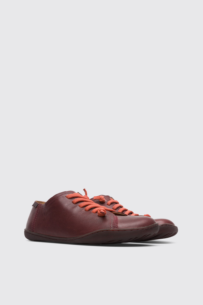 Front view of Peu Burgundy shoe for women