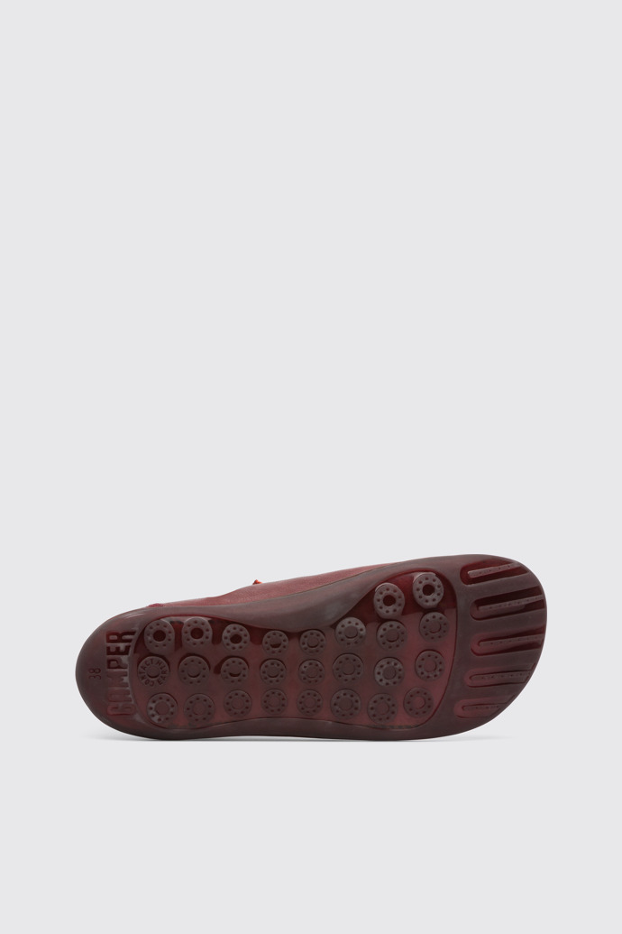 The sole of Peu Burgundy shoe for women