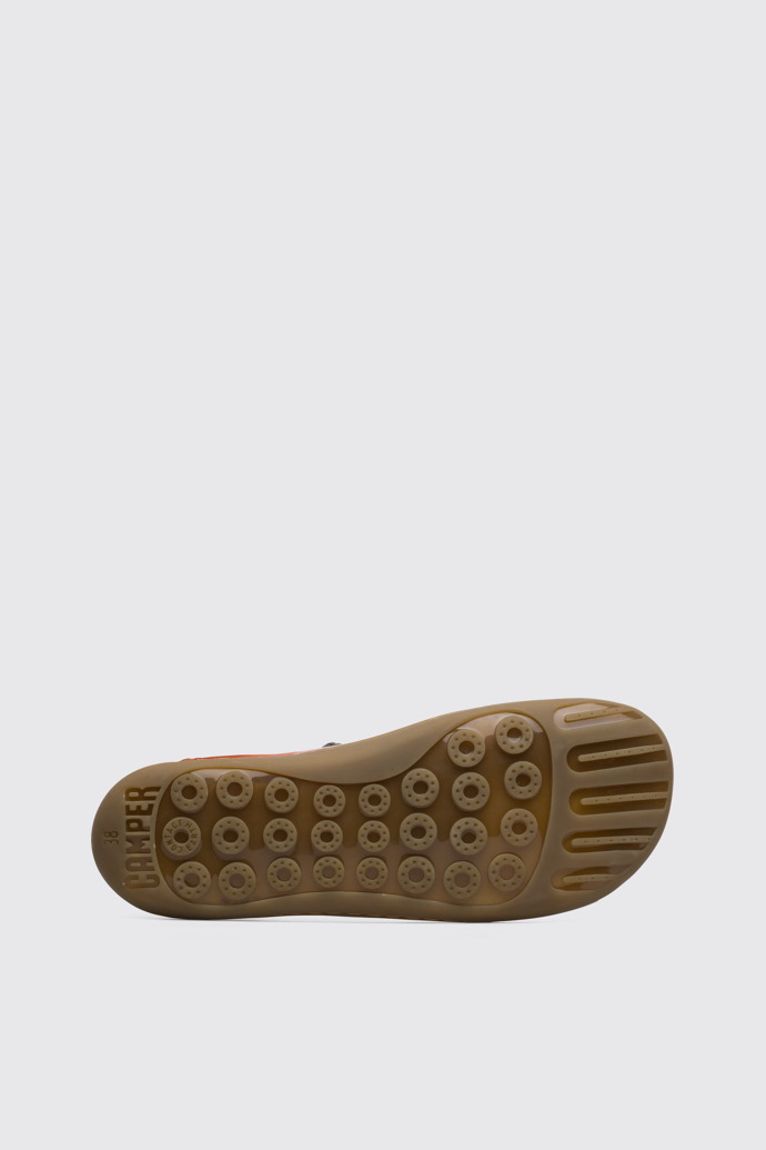 The sole of Peu Orange shoe for women