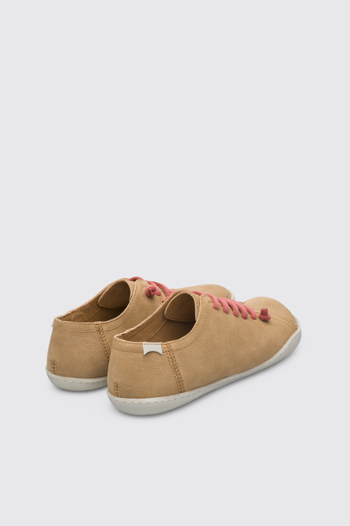 Back view of Peu Beige casual shoe for women