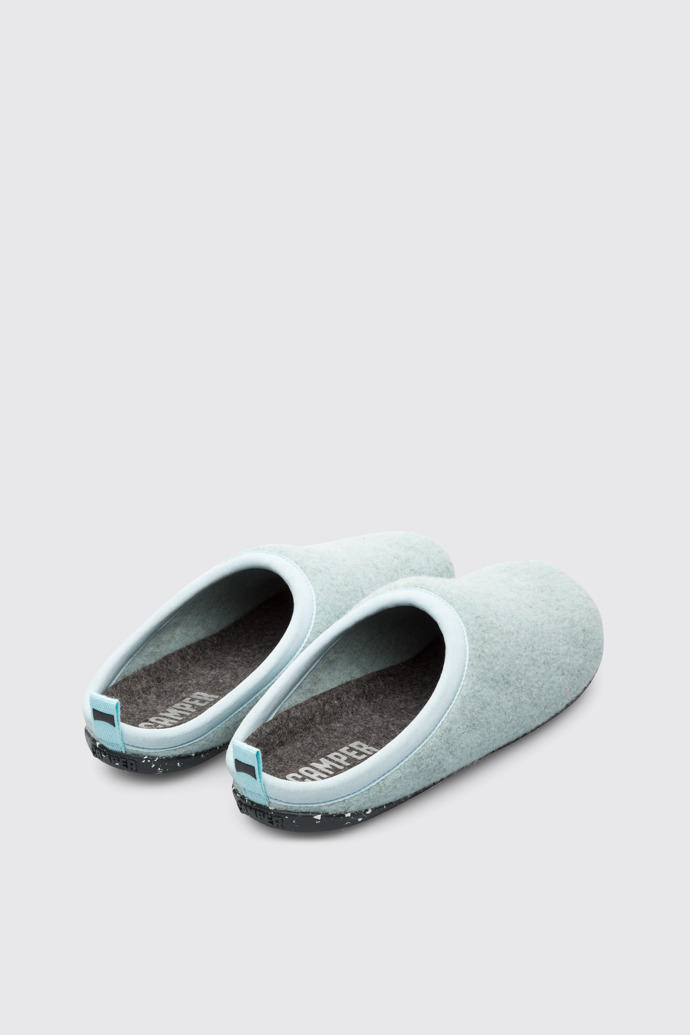 Back view of Wabi Blue Slippers for Women
