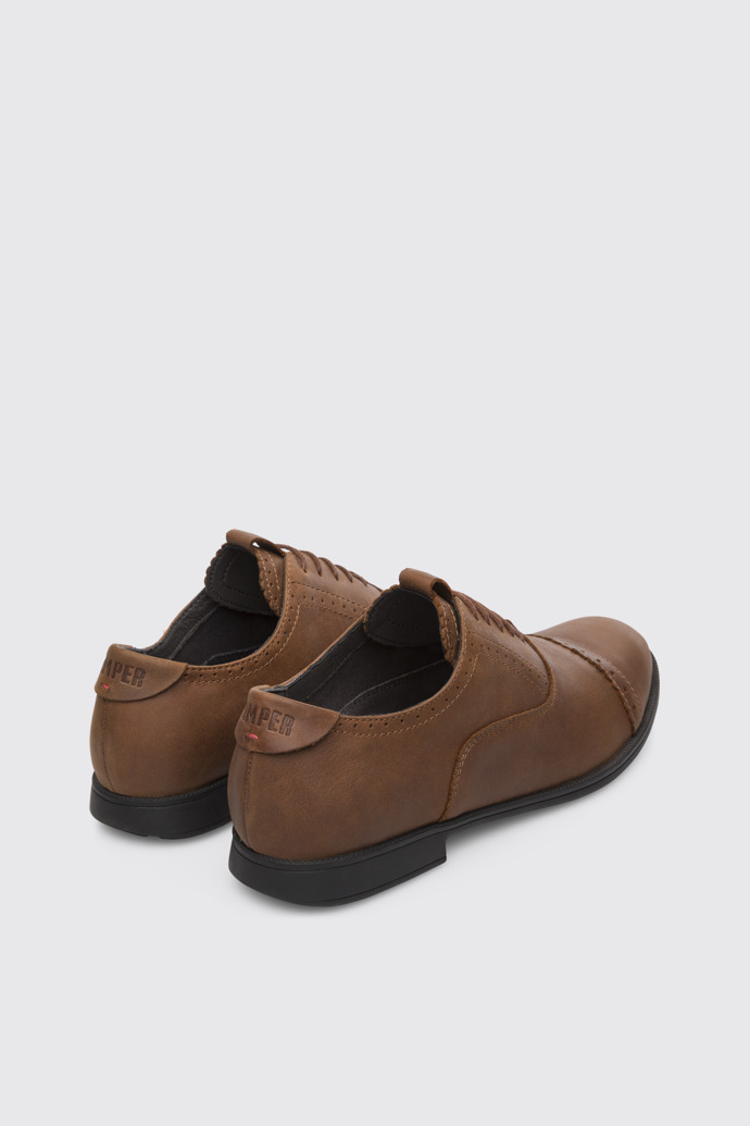 Back view of Mil Brown Formal Shoes for Women