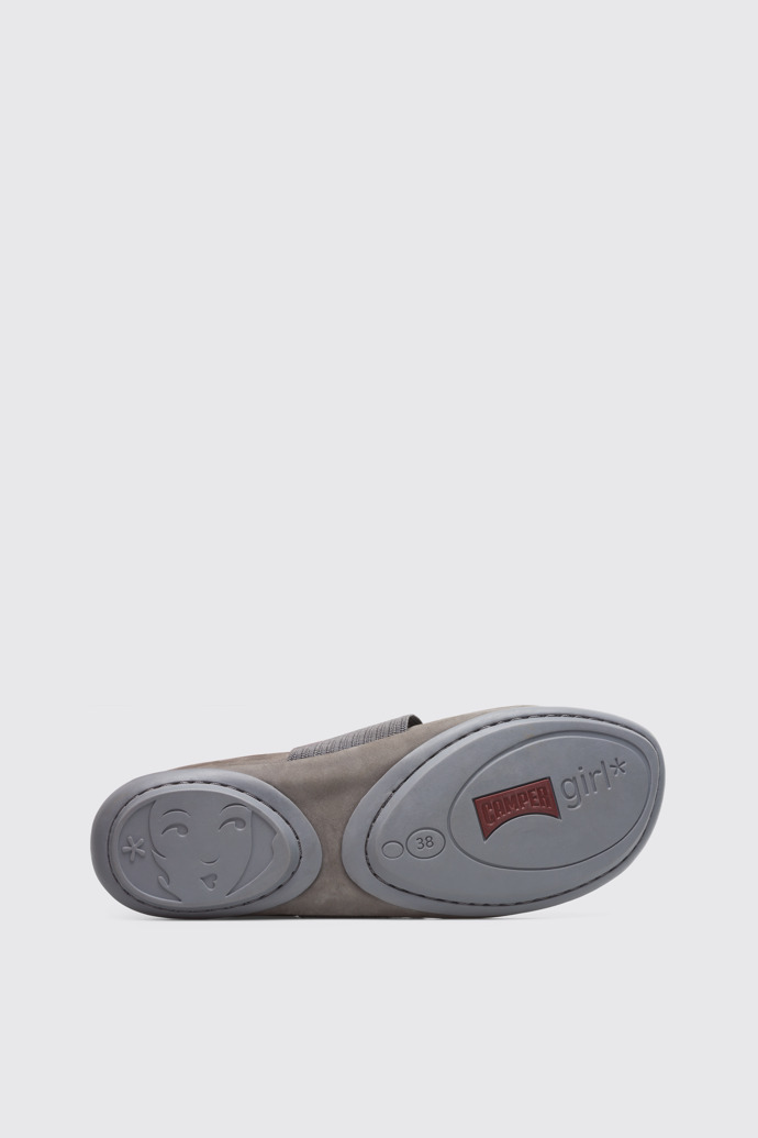 The sole of Right Grey Ballerinas for Women