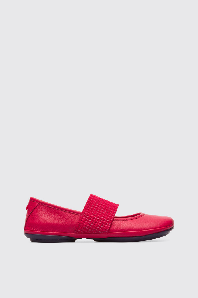 Side view of Right Pink Ballerinas for Women