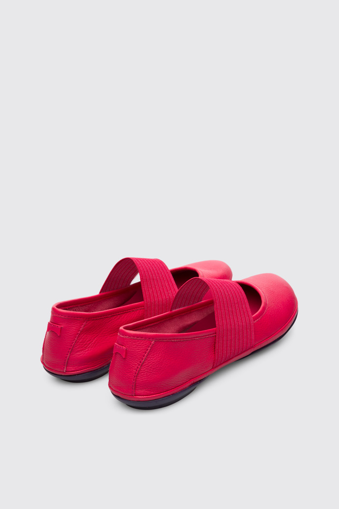 Back view of Right Pink Ballerinas for Women
