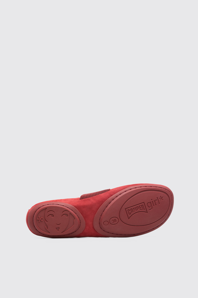 The sole of Right Red Ballerinas for Women