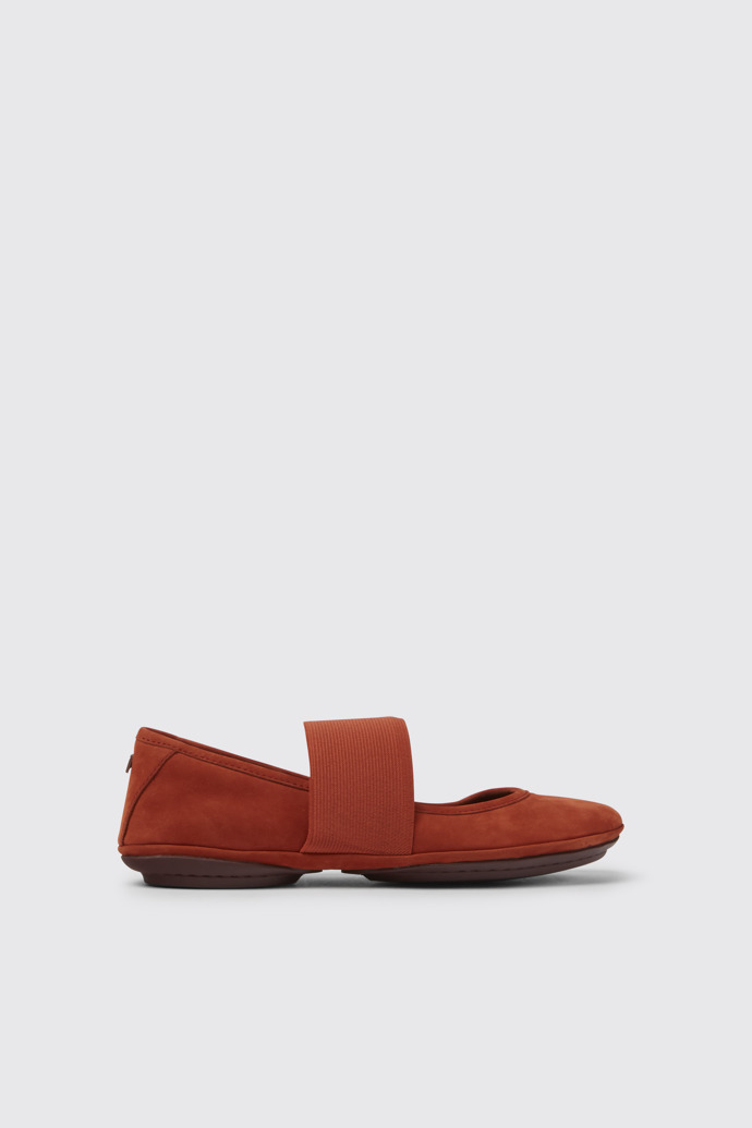 Right Zapatos de piel rojos para mujer