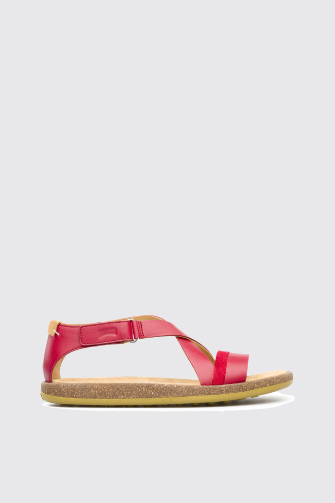 Peu Red Sandals for Women - Spring/Summer collection - Camper Australia