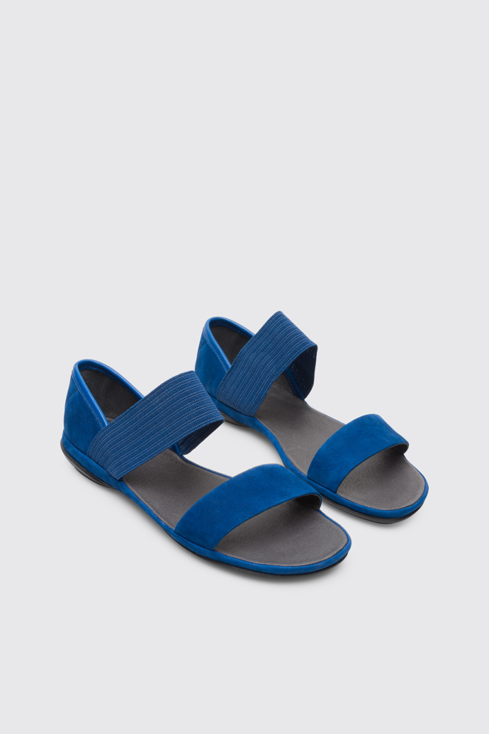 Front view of Right Blue Sandals for Women