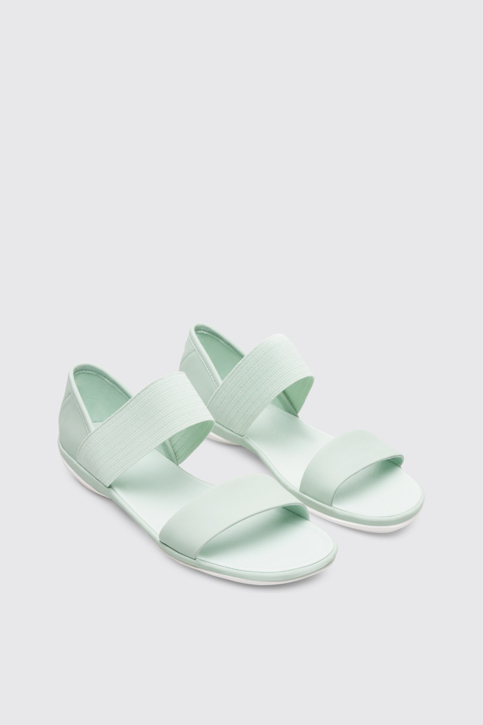 Front view of Right Green Sandals for Women