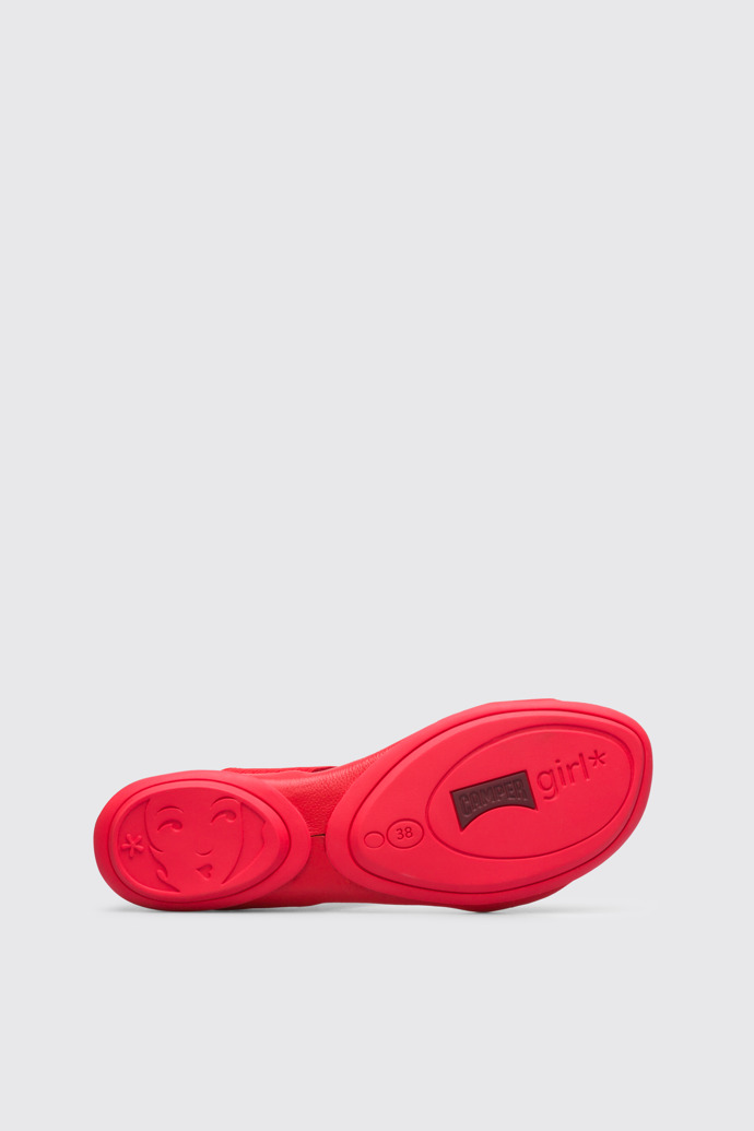 The sole of Right Red sandal for women