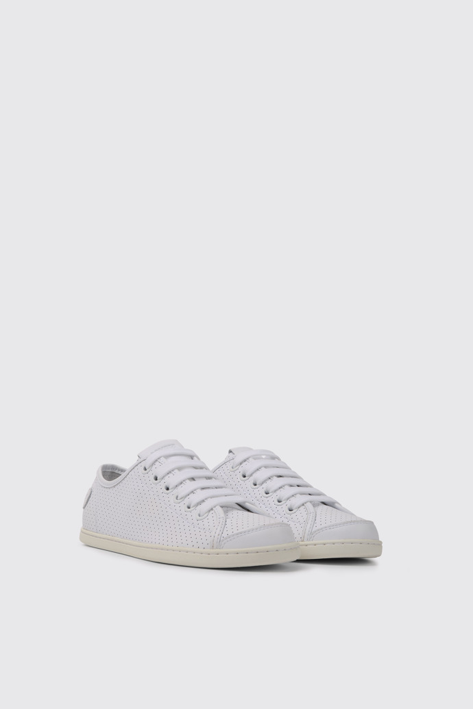 Front view of Uno White Sneakers for Women
