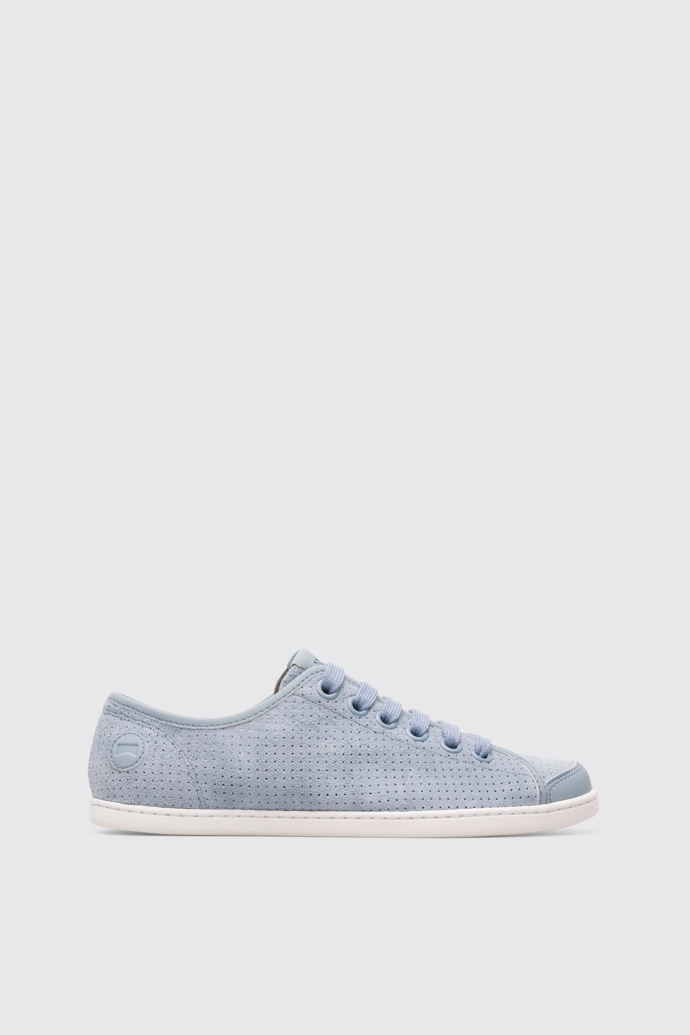Side view of Uno Blue Sneakers for Women