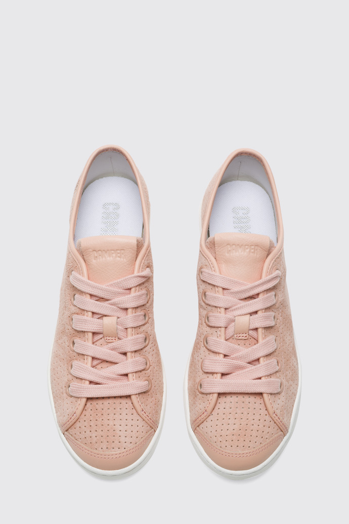 Overhead view of Uno Pink sneaker for women