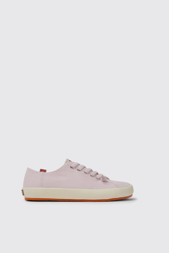 Peu Rambla Sneakers de algodón reciclado rosas para mujer