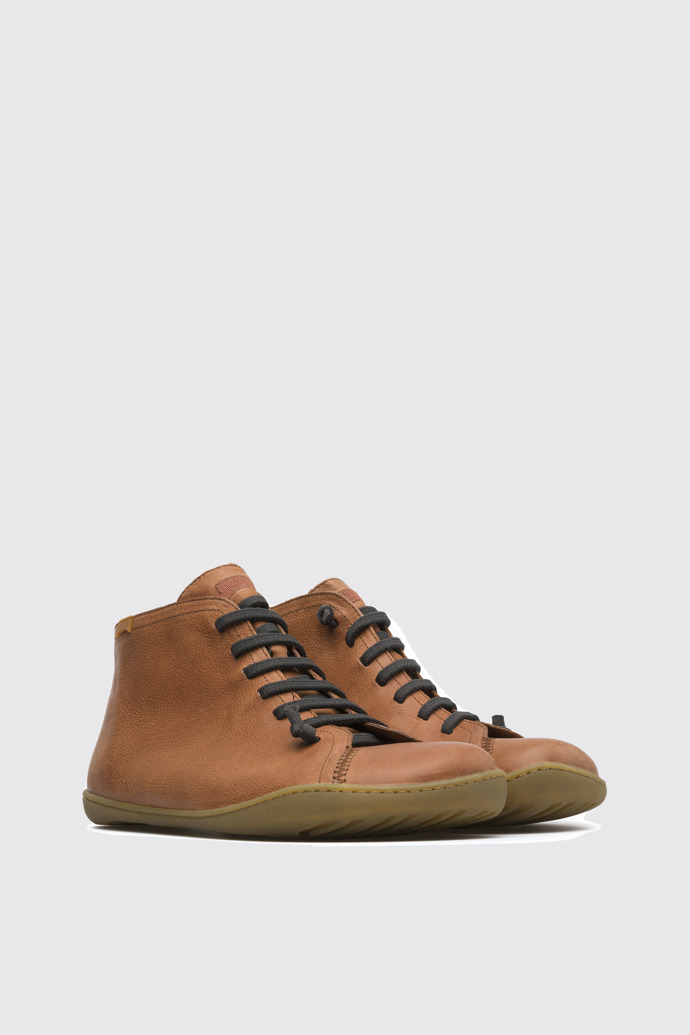 Peu Brown Ankle Boots for Men - Autumn/Winter collection - Camper Romania
