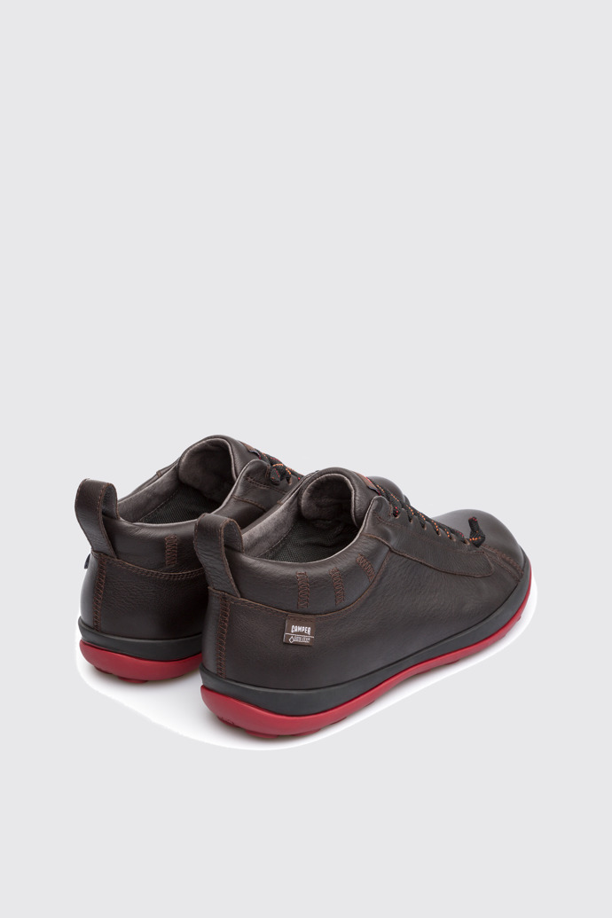 Back view of Peu Pista Brown Casual Shoes for Men