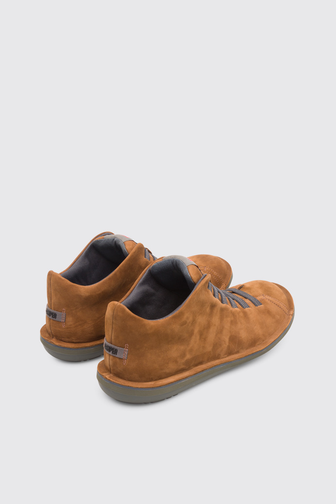 Back view of Beetle Brown Casual Shoes for Men