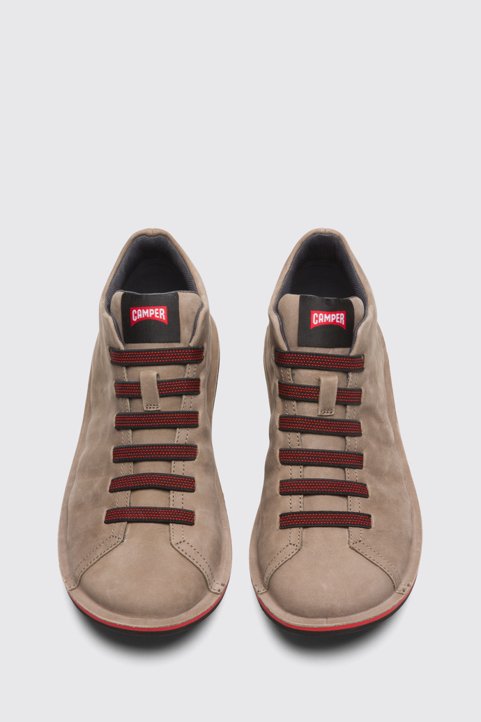 Overhead view of Beetle Grey Casual Shoes for Men