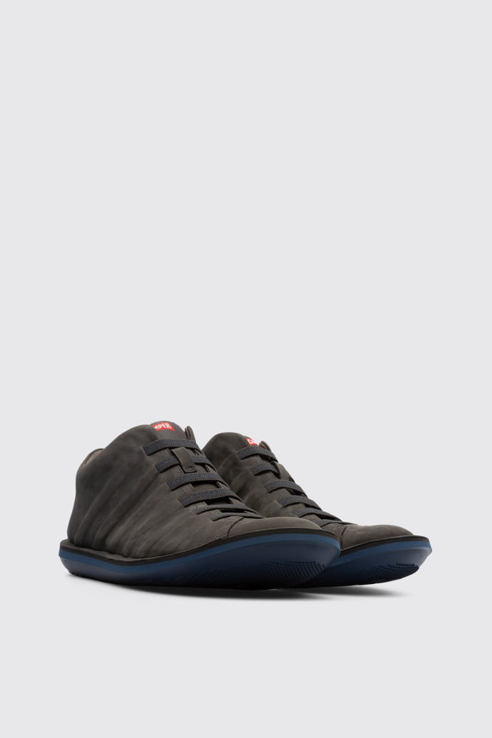 Front view of Beetle Dark grey sneaker for men