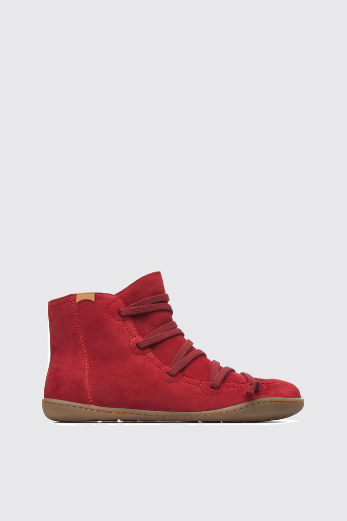 Peu Red Ankle Boots for Women - Spring/Summer collection - Camper Australia