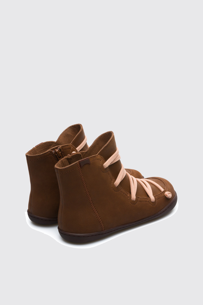 Back view of Peu Brown Casual Shoes for Women