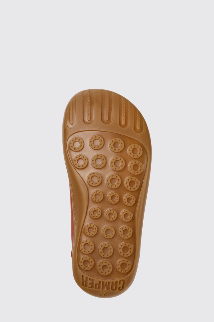 The sole of Peu Red leather shoes for kids