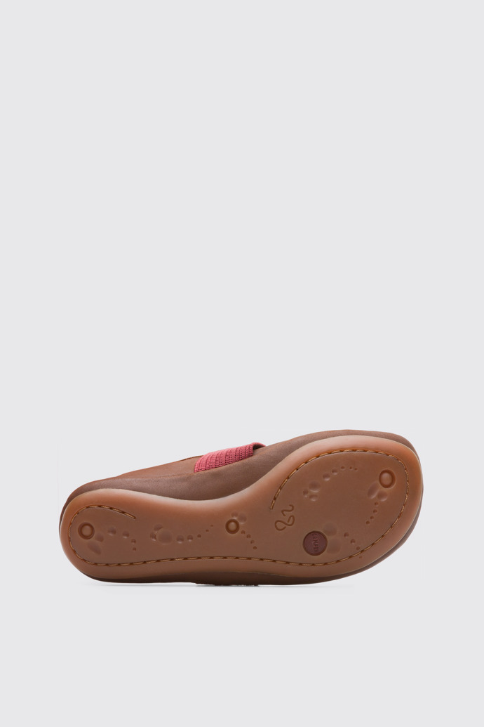 The sole of Right Brown Ballerinas for Kids