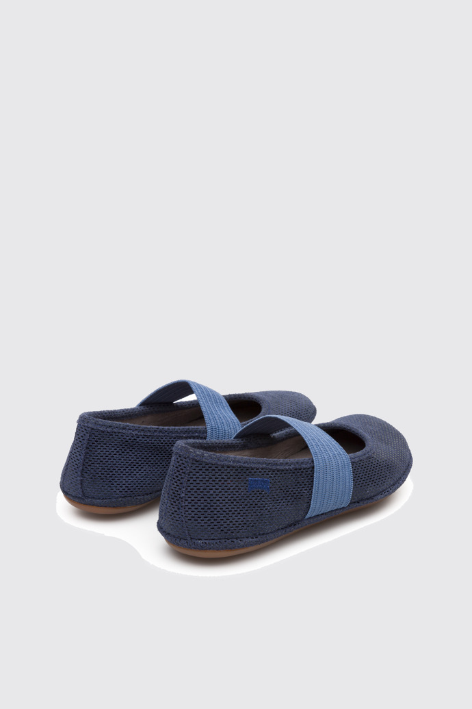 Back view of Right Blue Ballerinas for Kids