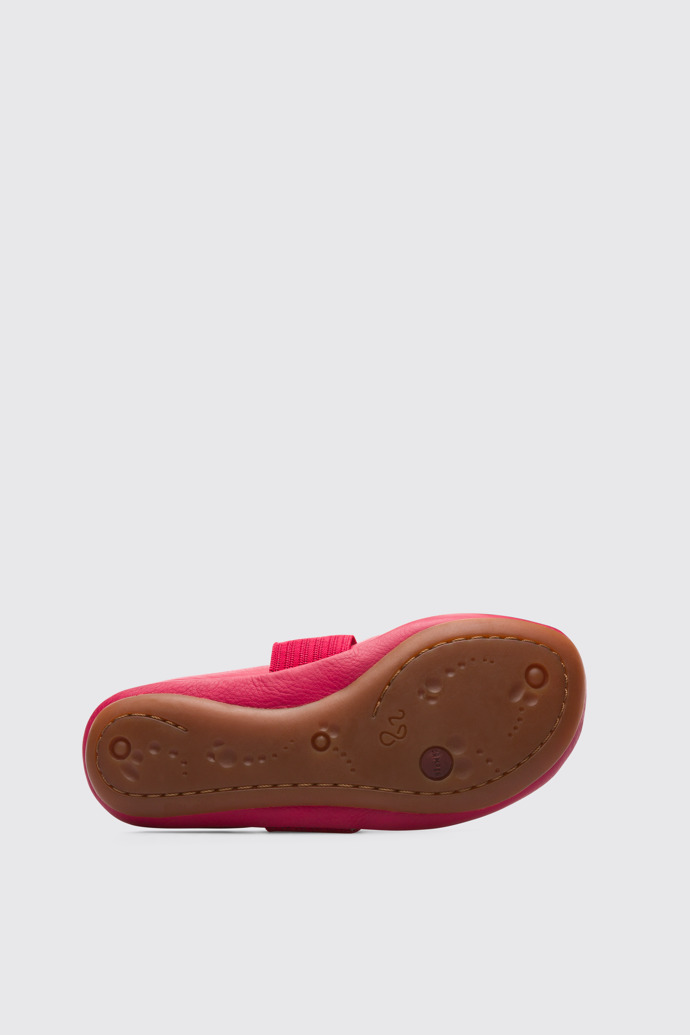 The sole of Right Pink Ballerinas for Kids
