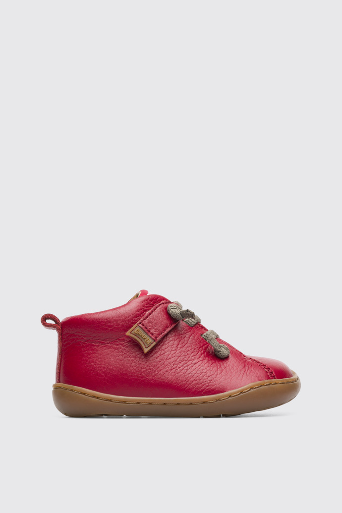 Side view of Peu Red ankle boot for boys