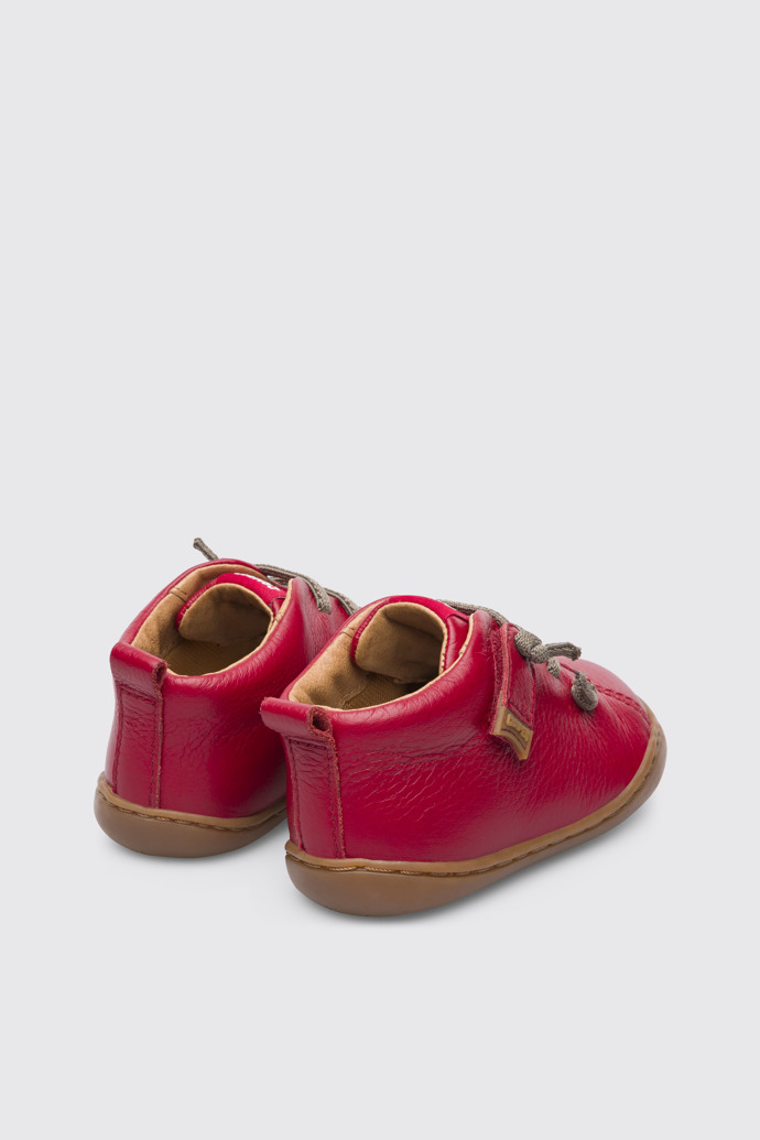 Back view of Peu Red ankle boot for boys