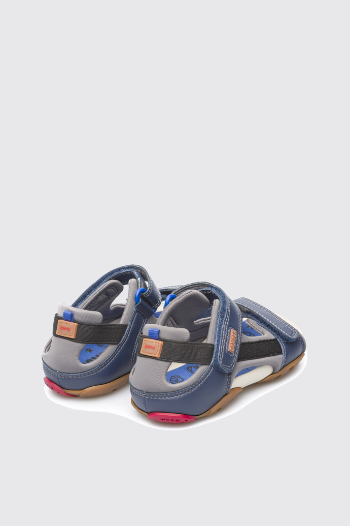 Back view of Ous Multicolor Sandals for Kids
