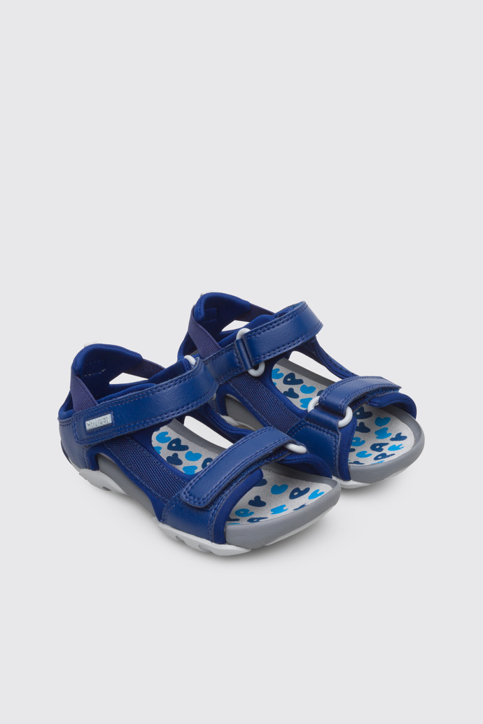 Wous Blue Sandals for Kids - Fall/Winter collection - Camper Turkey