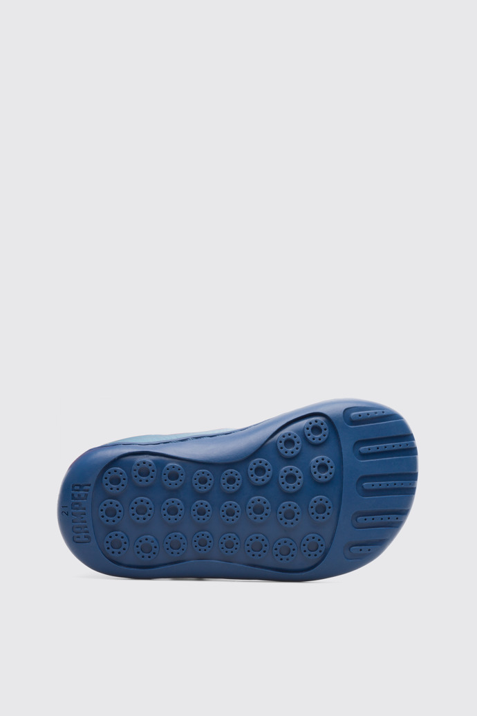 The sole of Peu Blue Velcro for Kids