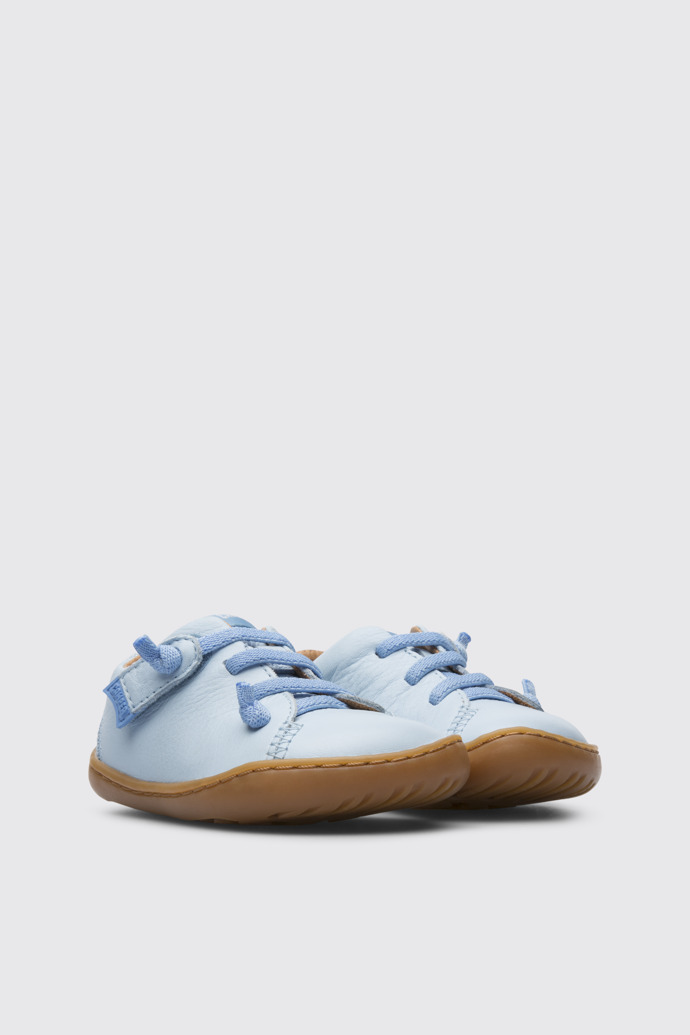 Front view of Peu Blue shoe for kids