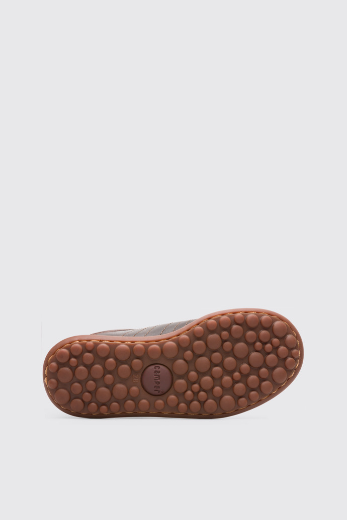 The sole of Pelotas Brown Sneakers for Kids