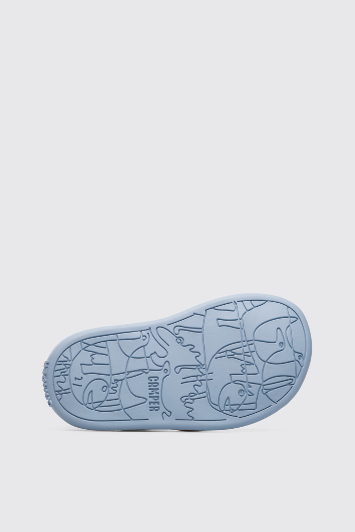 The sole of Bicho Blue Sandals for Kids