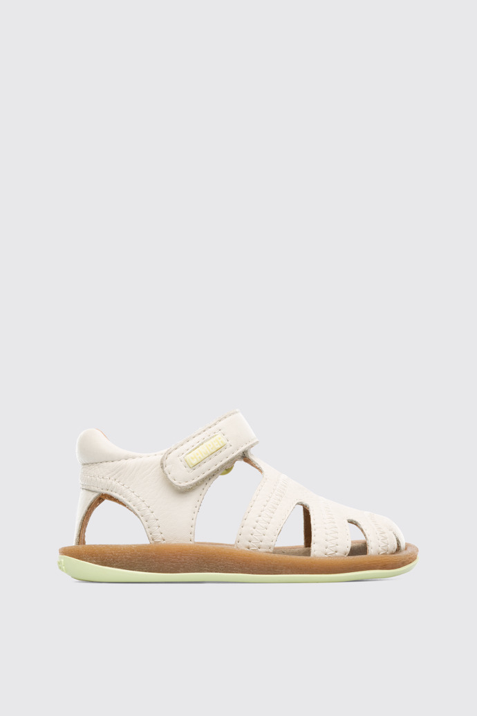 Side view of Bicho Beige Sandals for Kids