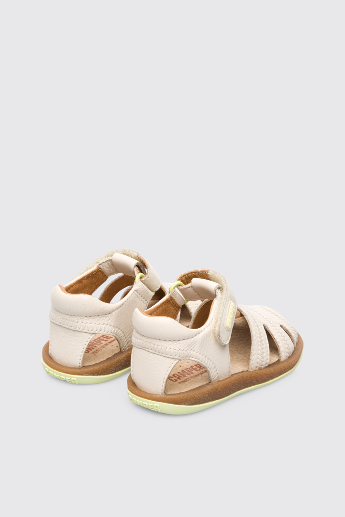 Back view of Bicho Beige Sandals for Kids